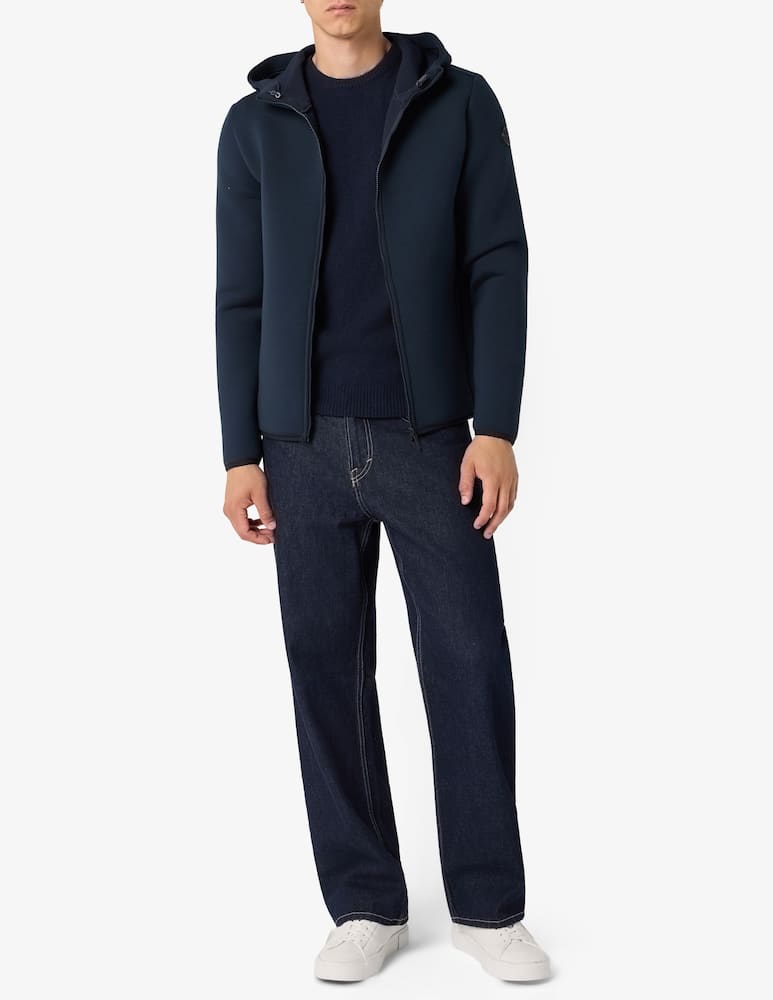 rinascente Colmar Scuba fabric hoodie with zip fastening
