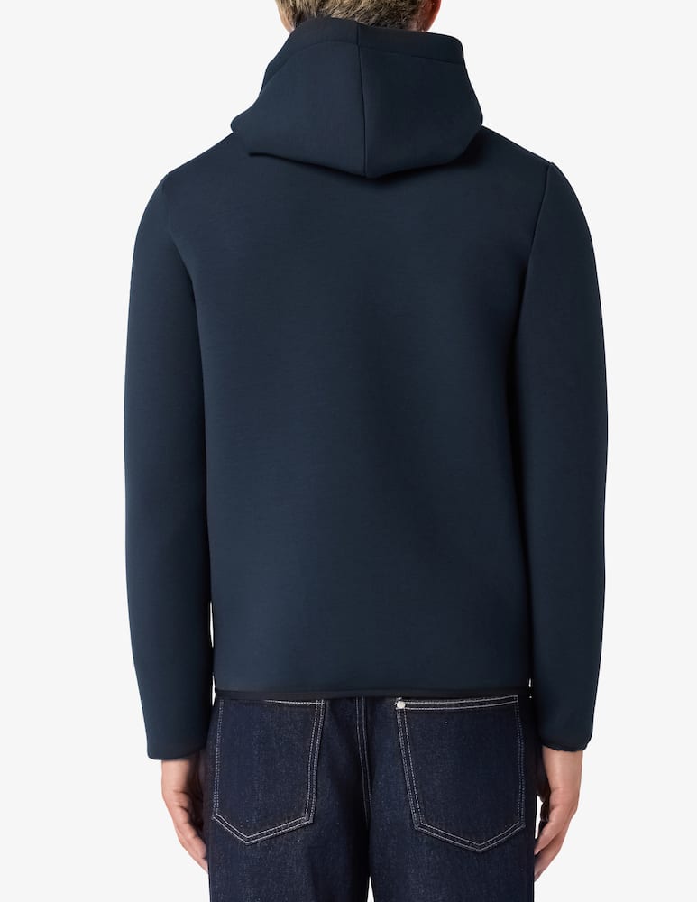 rinascente Colmar Scuba fabric hoodie with zip fastening