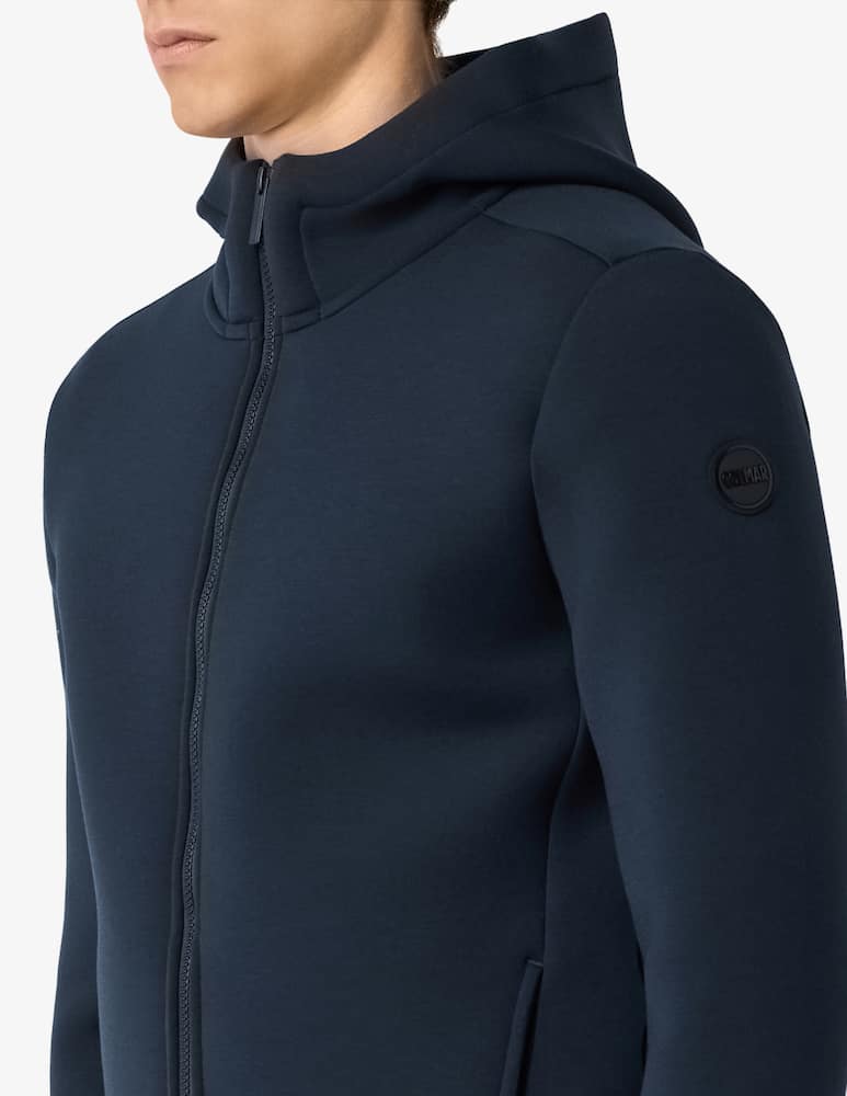 rinascente Colmar Scuba fabric hoodie with zip fastening