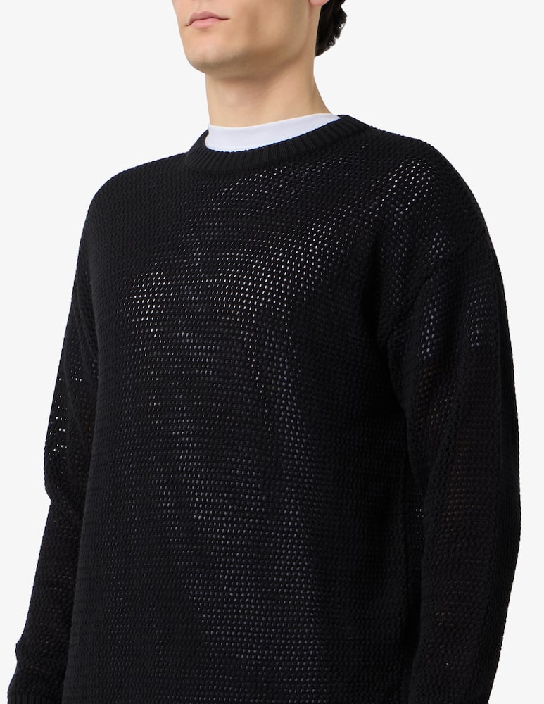 rinascente Disclaimer Maglia girocollo logo back