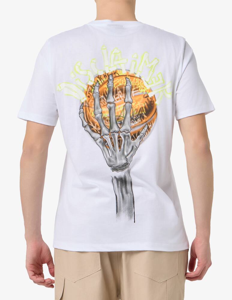 Disclaimer T-shirt in cotone jersey stampa basket - immagine 3 Disclaimer T-shirt in cotone jersey stampa basket - immagine 3