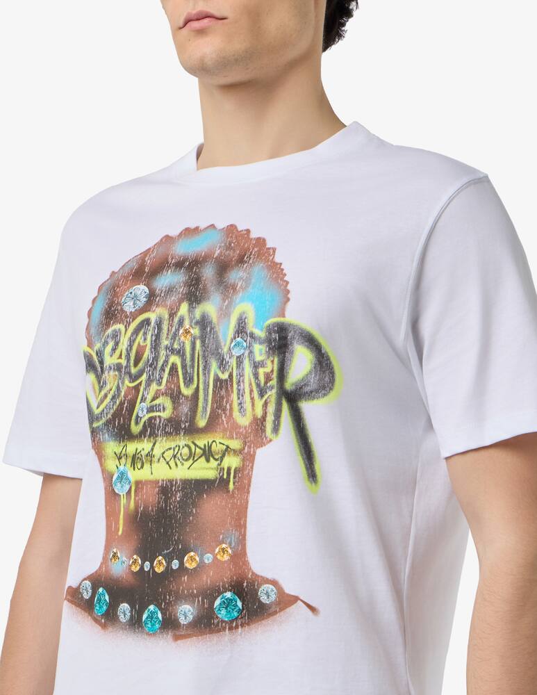 rinascente Disclaimer Graffiti print jersey t-shirt