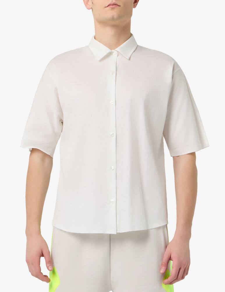 Disclaimer Camicia in cotone popeline stampa basket back - immagine 1 Disclaimer Camicia in cotone popeline stampa basket back - immagine 1