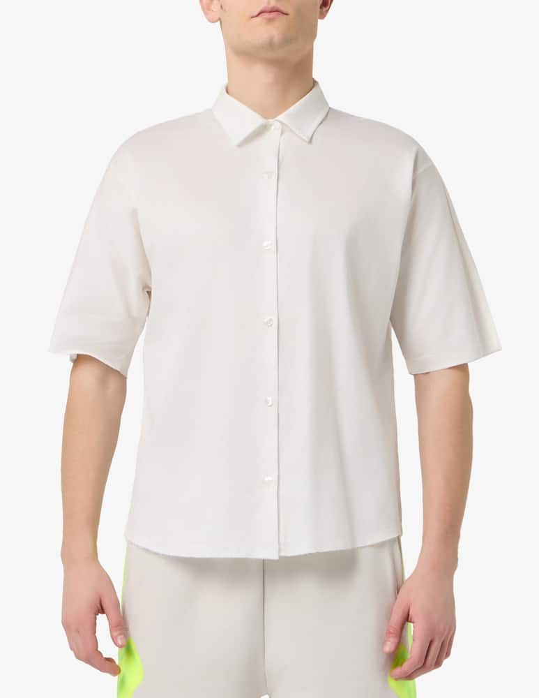 rinascente Disclaimer Poplin shirt with basket print