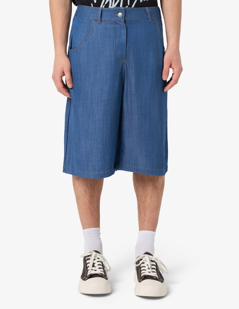 rinascente Disclaimer Bermuda jorts in gabardine