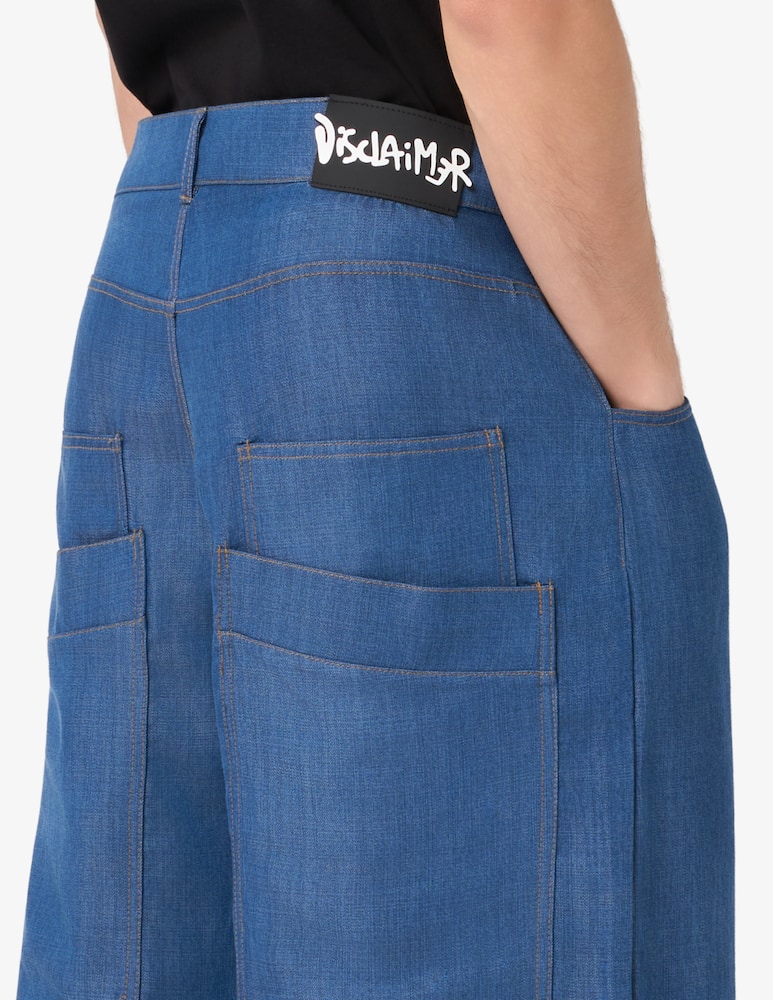 rinascente Disclaimer Bermuda jorts in gabardine