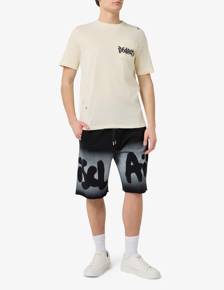 rinascente Disclaimer T-shirt in cotone jersey con taschino