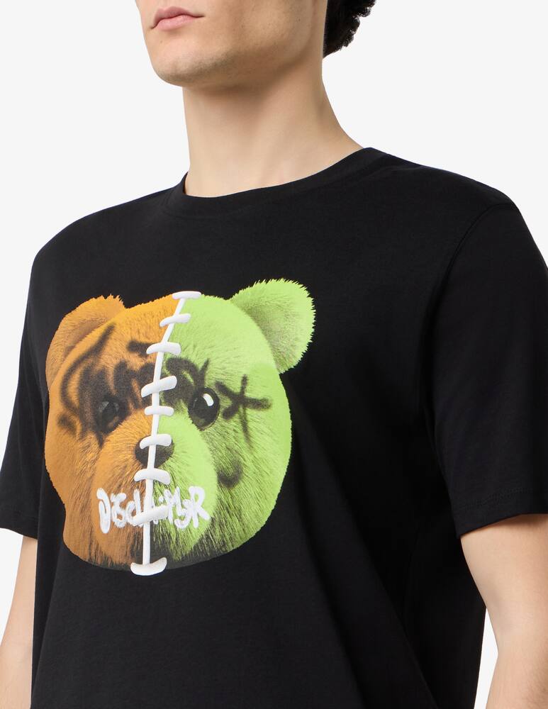 rinascente Disclaimer T-shirt in cotone jersey con orsetto