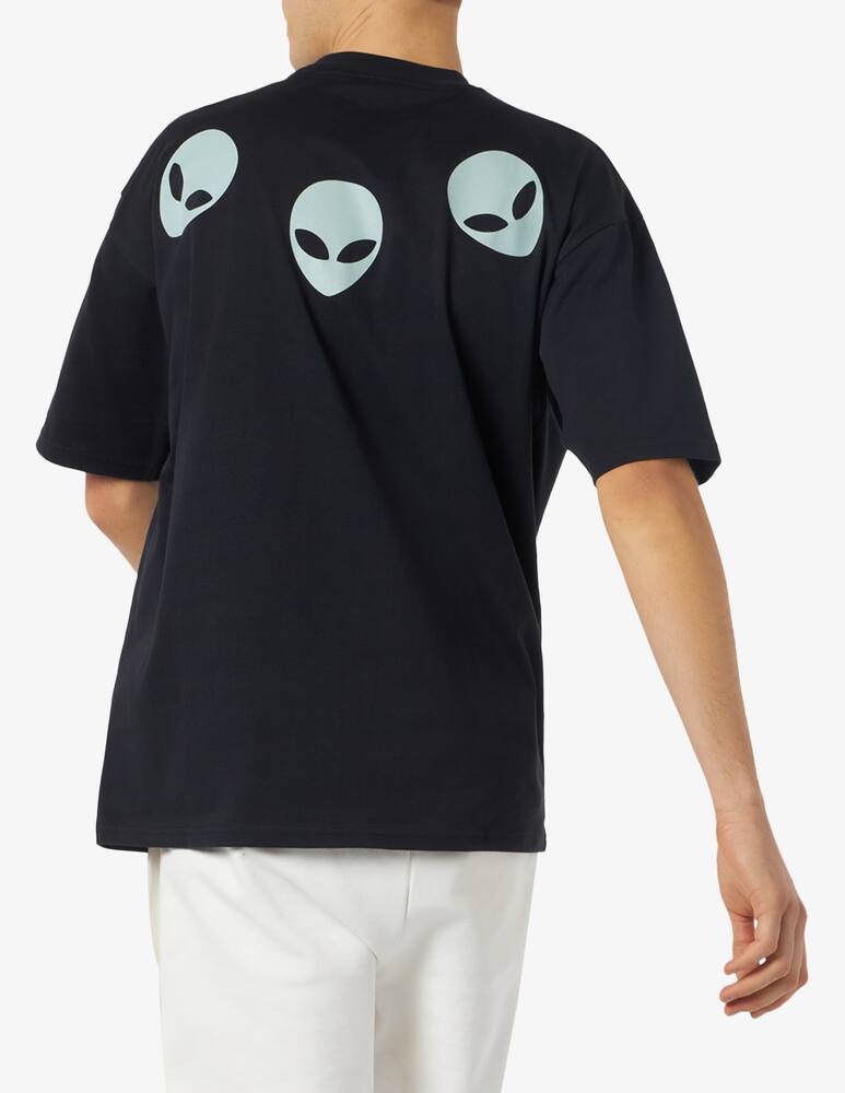 rinascente Phobia Maglietta glow triple alien print