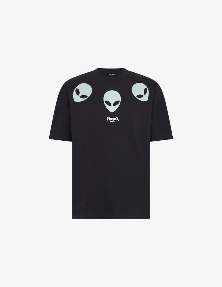 Phobia Maglietta glow triple alien print - immagine 3 Phobia Maglietta glow triple alien print - immagine 3
