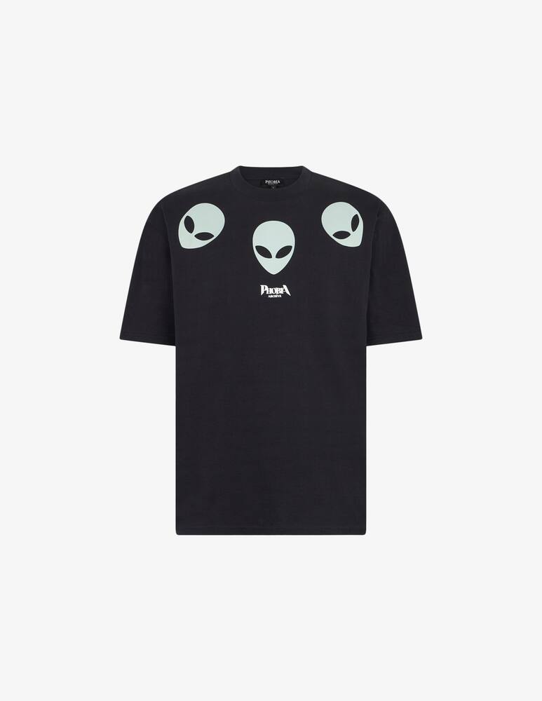 rinascente Phobia Maglietta glow triple alien print