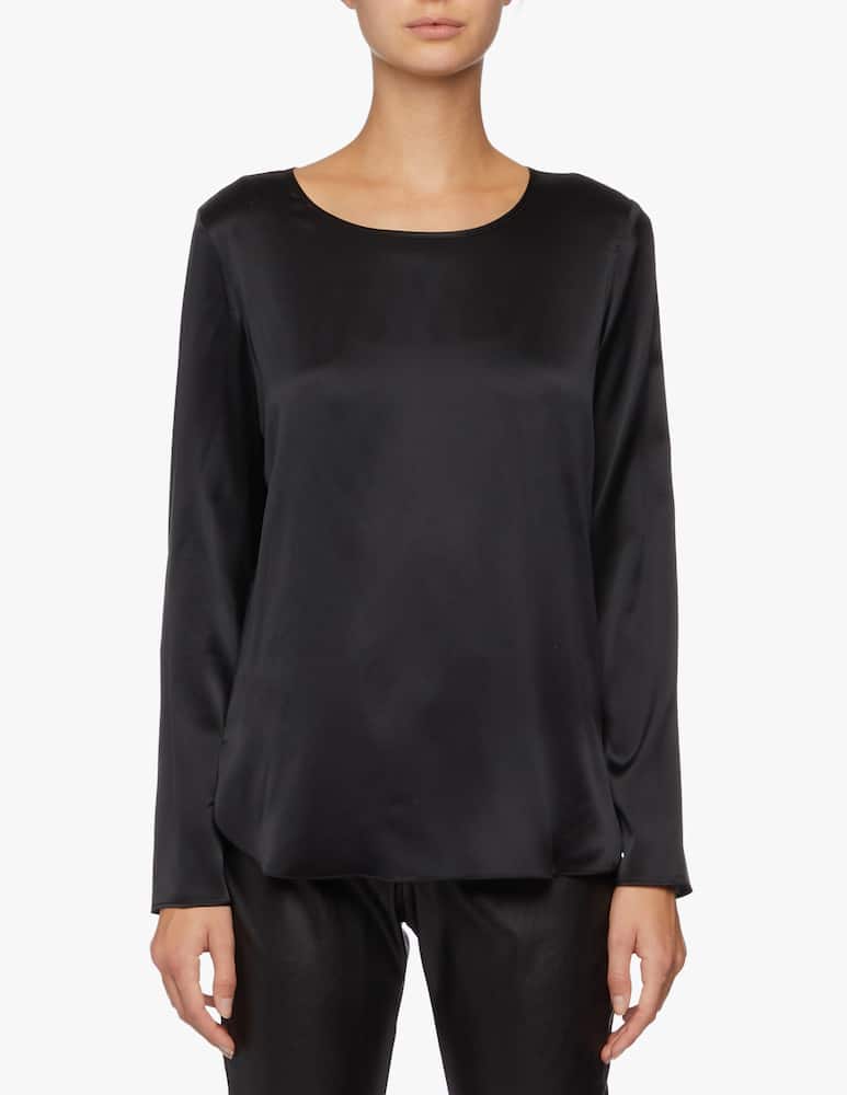 MM by MaxMara Blusa manica lunga in raso di seta Moldava Max Mara - immagine 6 MM by MaxMara Blusa manica lunga in raso di seta Moldava Max Mara - immagine 6