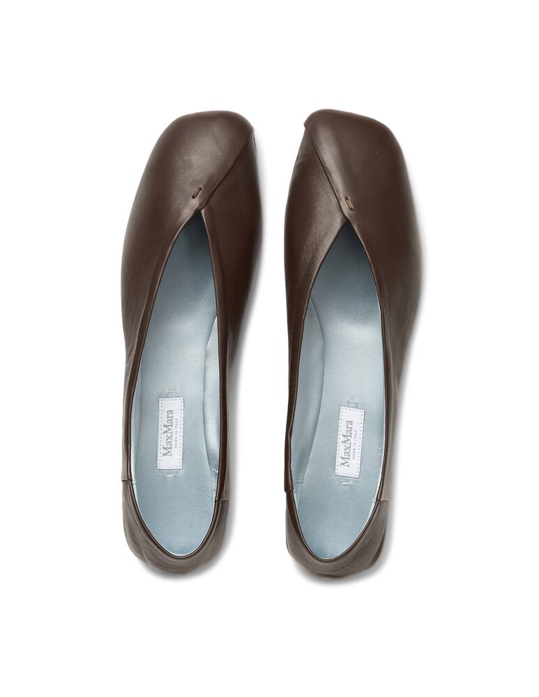 rinascente Max Mara Faith lether ballet flats