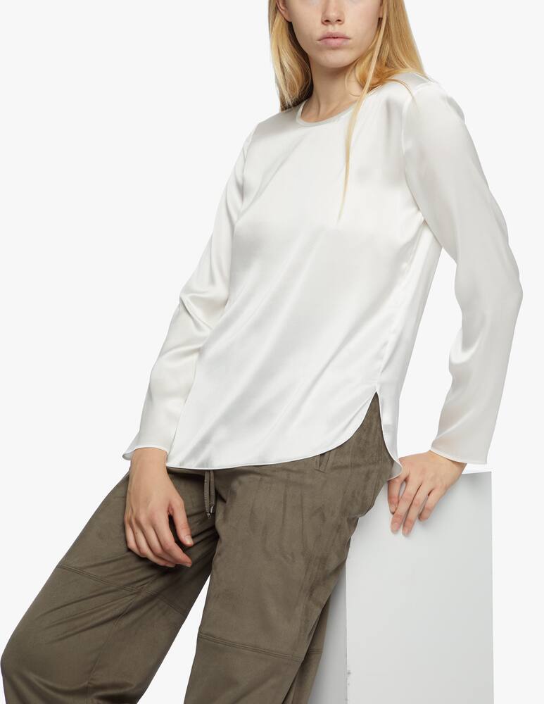 MM by MaxMara Moldava satin stretch blouse Max Mara - picture 2 MM by MaxMara Moldava satin stretch blouse Max Mara - picture 2