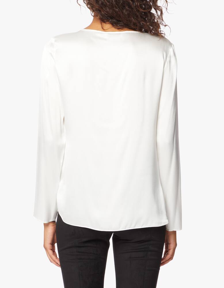 MM by MaxMara Moldava satin stretch blouse Max Mara - picture 5 MM by MaxMara Moldava satin stretch blouse Max Mara - picture 5