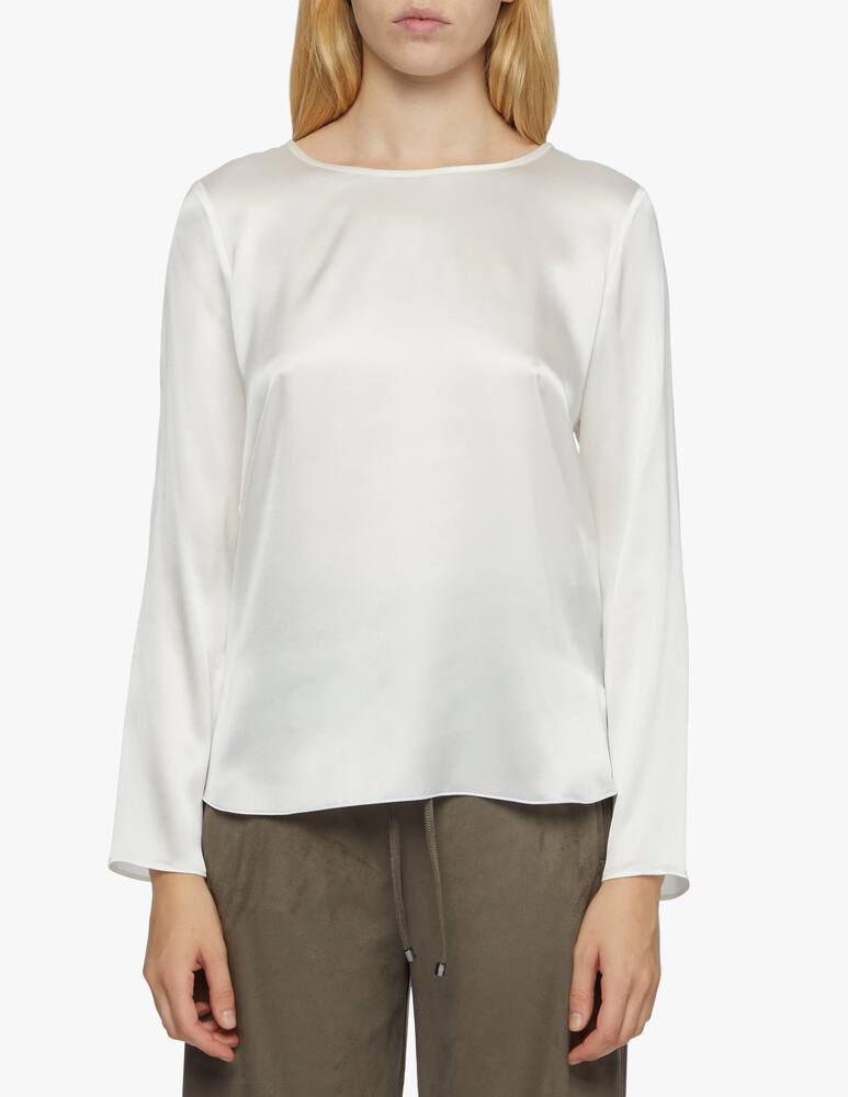 MM by MaxMara Moldava satin stretch blouse Max Mara - picture 6 MM by MaxMara Moldava satin stretch blouse Max Mara - picture 6
