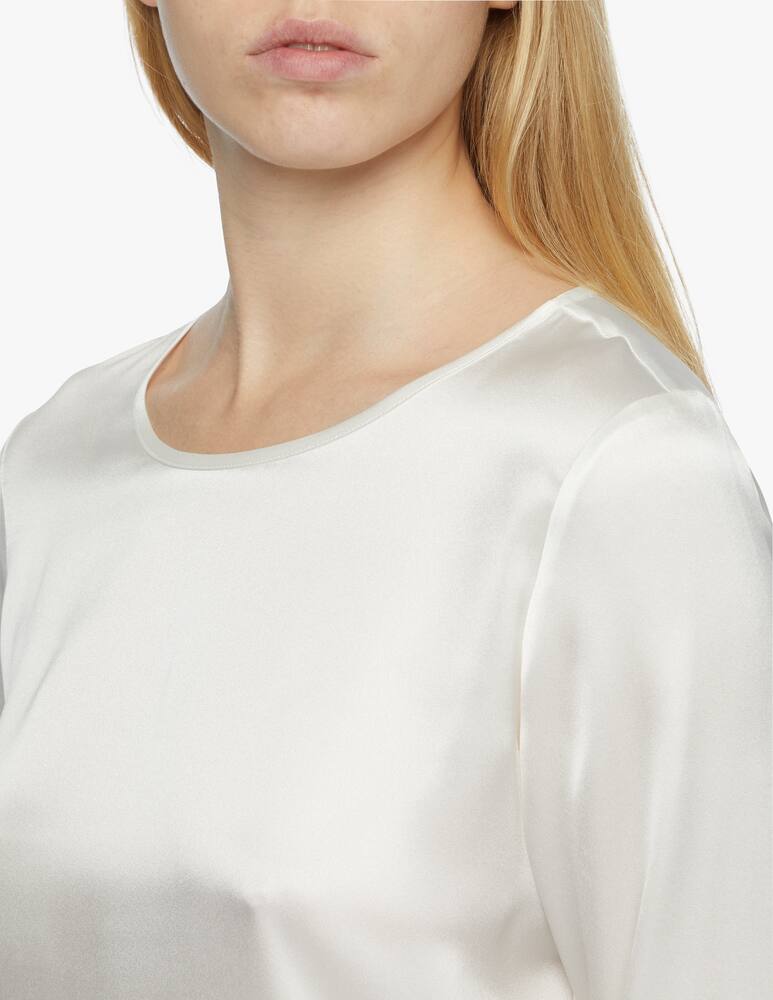 rinascente MM Blusa manica lunga in raso di seta Moldava Max Mara