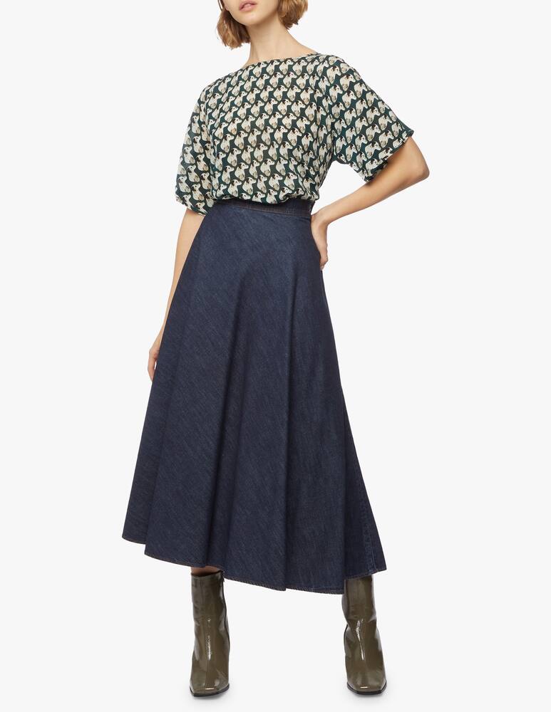 rinascente Weekend Max Mara Formica denim skirt