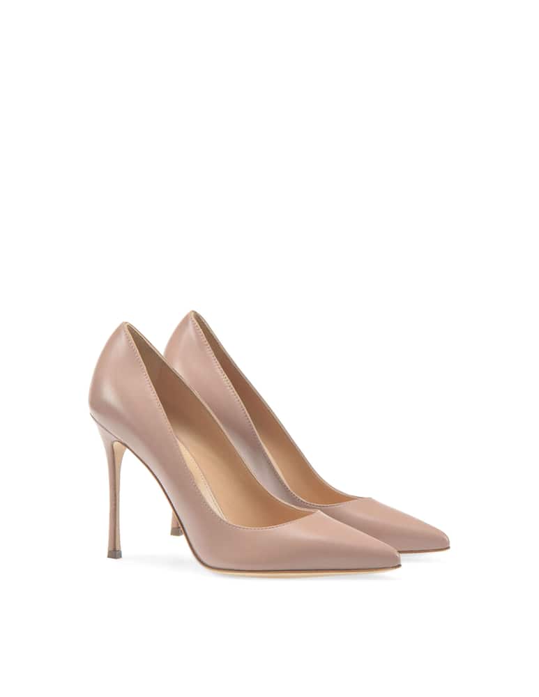 rinascente Sergio Rossi Leather Godiva pumps