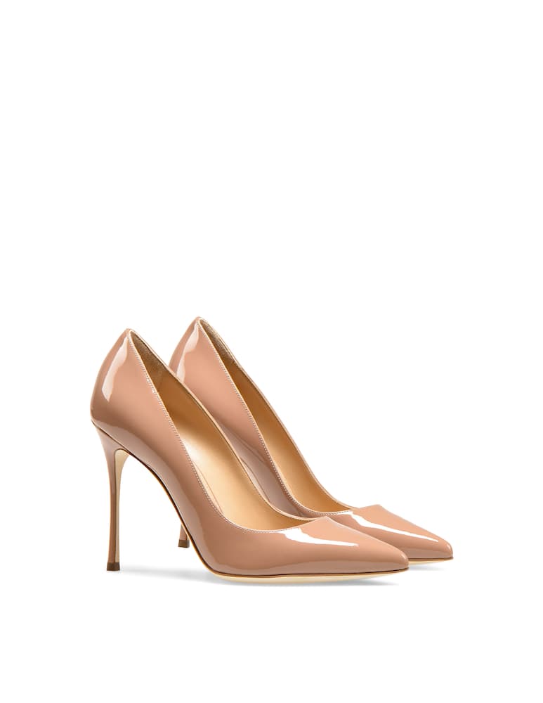 rinascente Sergio Rossi Leather Godiva pumps
