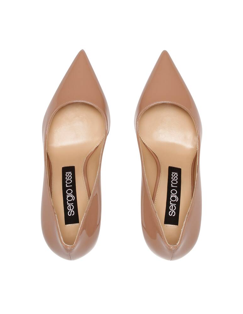 rinascente Sergio Rossi Leather Godiva pumps