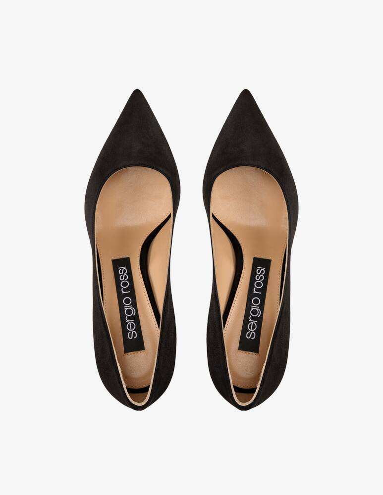 rinascente Sergio Rossi Leather Godiva pumps