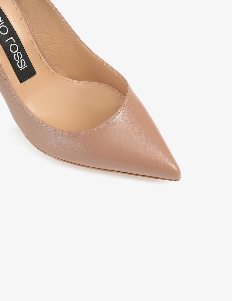rinascente Sergio Rossi Leather Godiva pumps