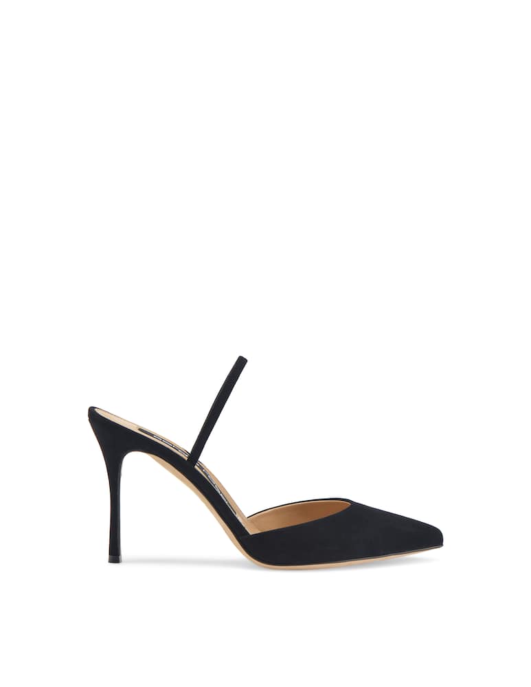 Sergio Rossi Leather Godiva slinbacks - picture 1