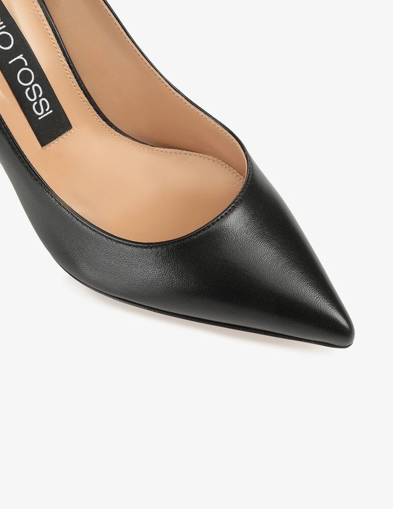 rinascente Sergio Rossi Leather Godiva pumps