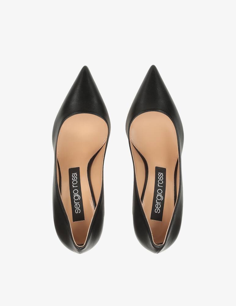 rinascente Sergio Rossi Leather Godiva pumps