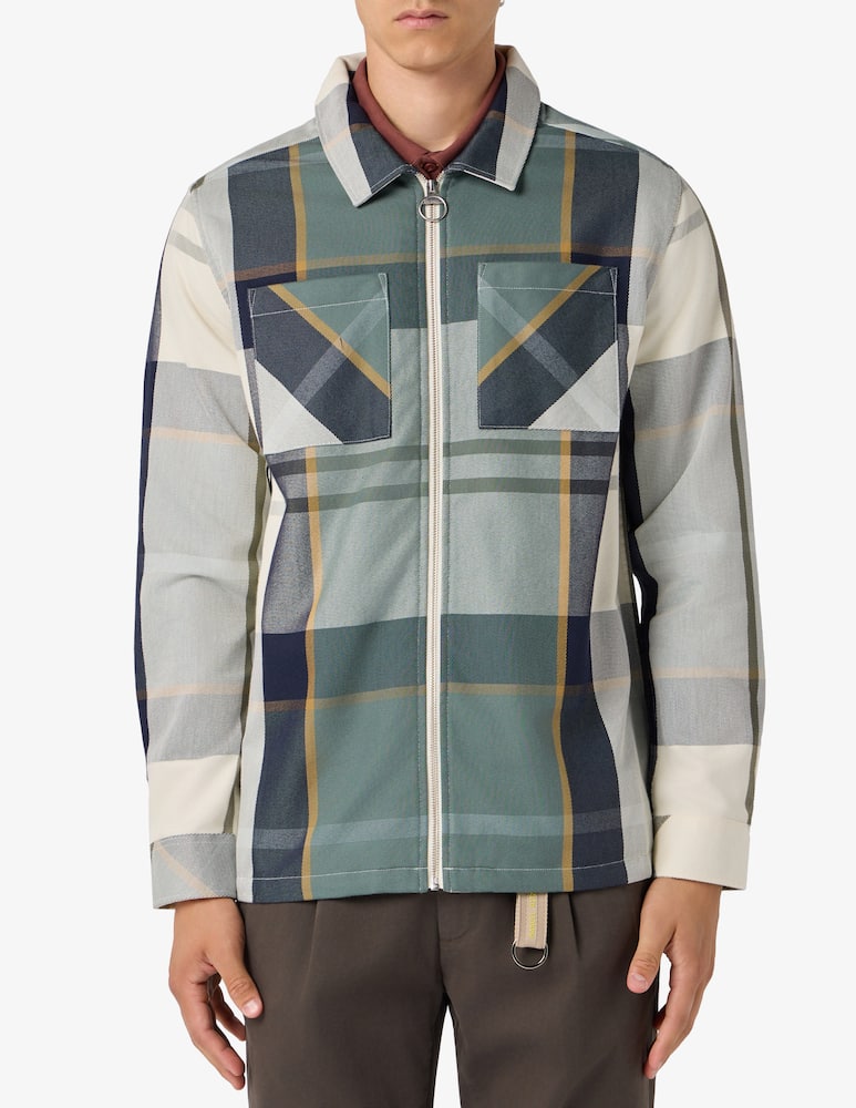 rinascente Barbour Tartan drill overshirt jacket