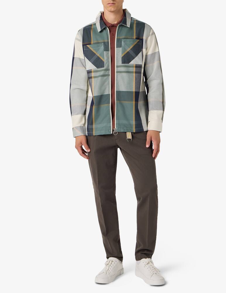 rinascente Barbour Tartan drill overshirt jacket