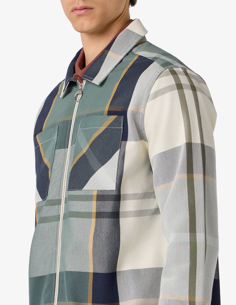rinascente Barbour Tartan drill overshirt jacket