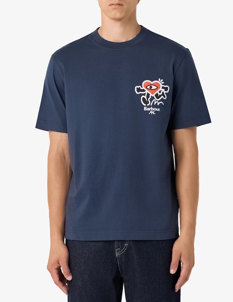 rinascente Barbour Camping trip print t-shirt