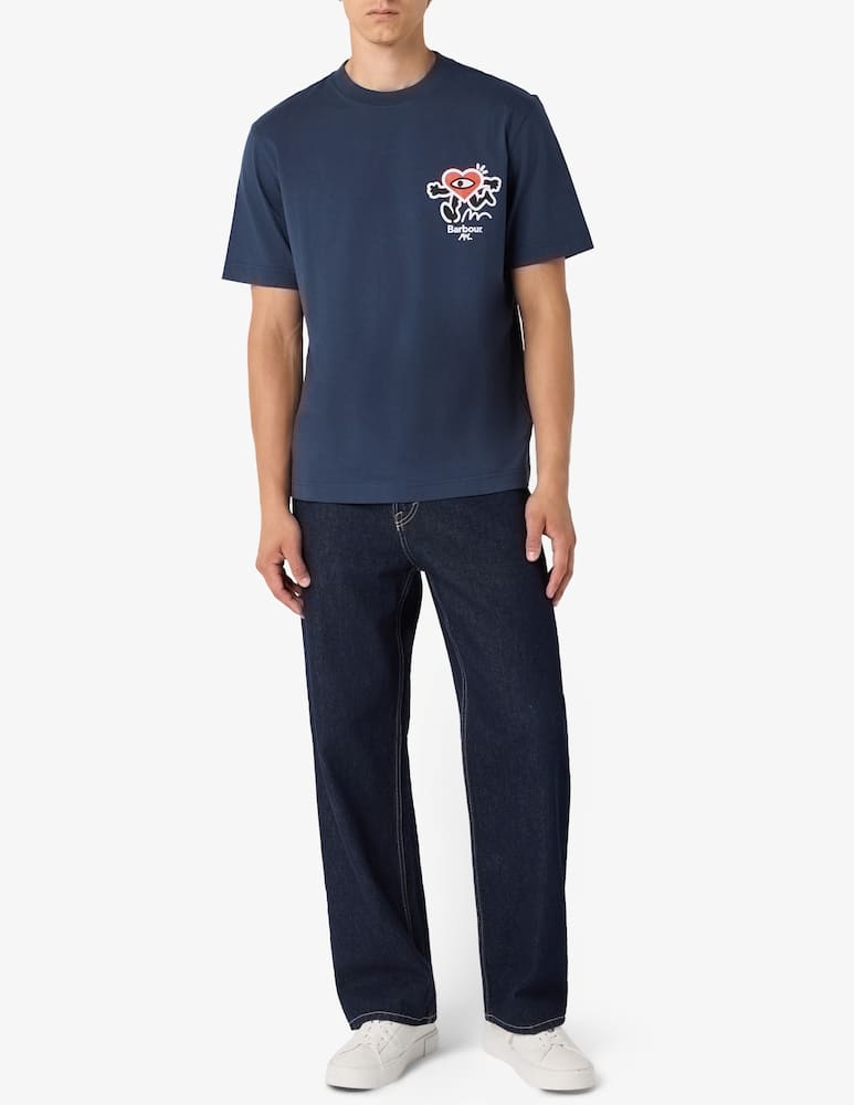 rinascente Barbour Camping trip print t-shirt