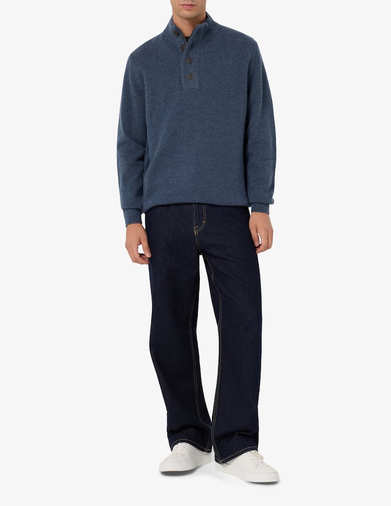 Barbour Maglia con bottoni e toppa in lana - immagine 2 Barbour Maglia con bottoni e toppa in lana - immagine 2