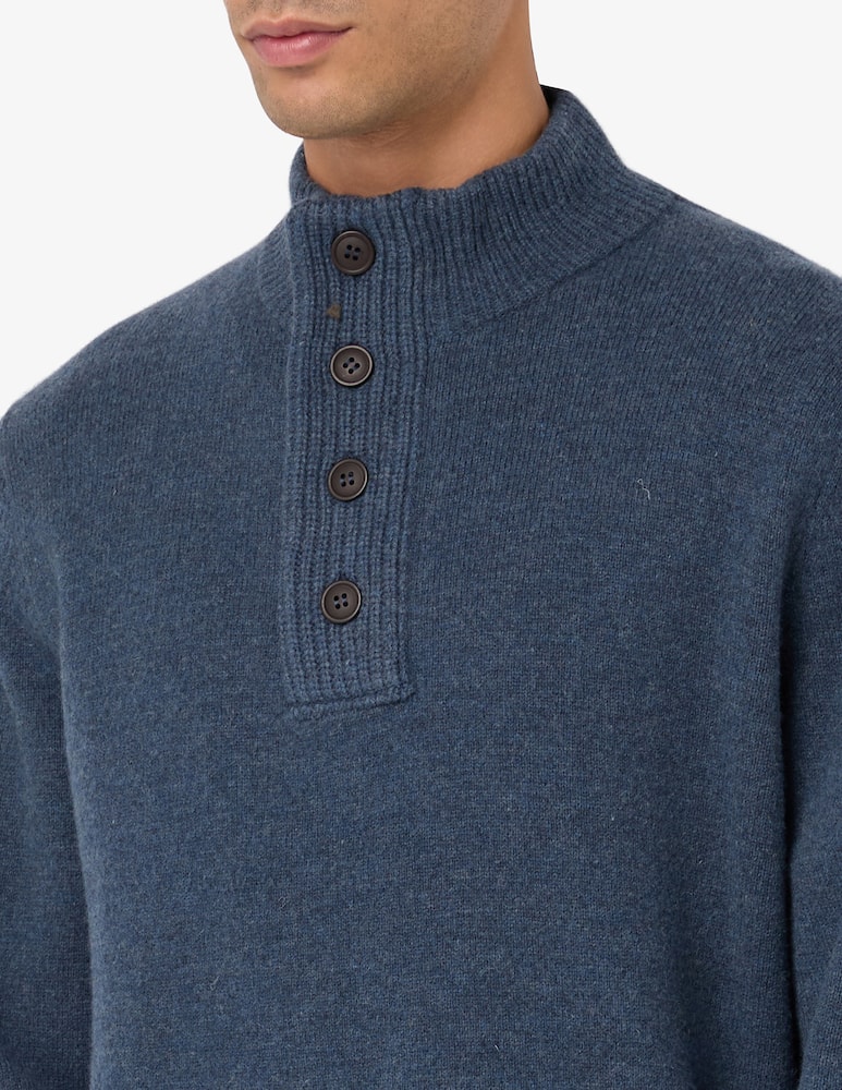 Barbour Maglia con bottoni e toppa in lana - immagine 4 Barbour Maglia con bottoni e toppa in lana - immagine 4