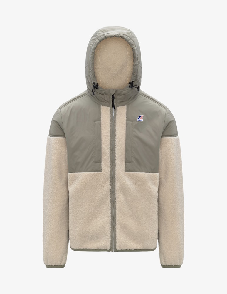 rinascente K-Way Hooded sherpa jacket