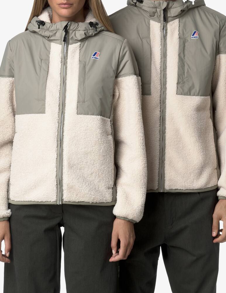 rinascente K-Way Hooded sherpa jacket