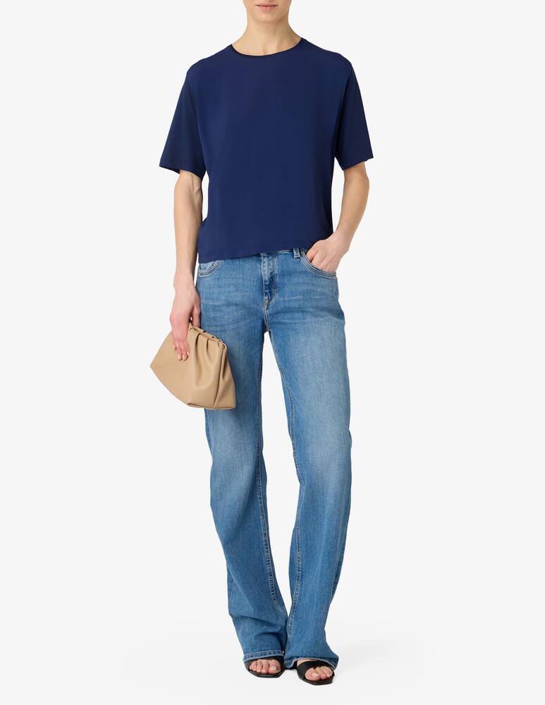 rinascente SEVENTY T-shirt boxy in seta