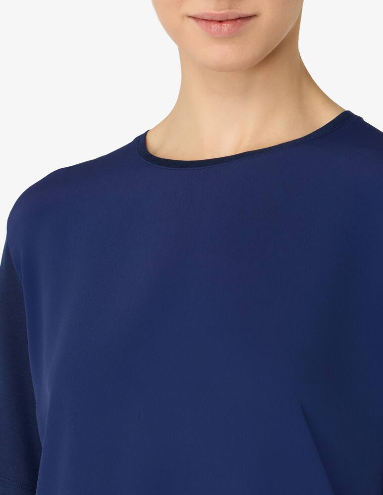 rinascente SEVENTY T-shirt boxy in seta