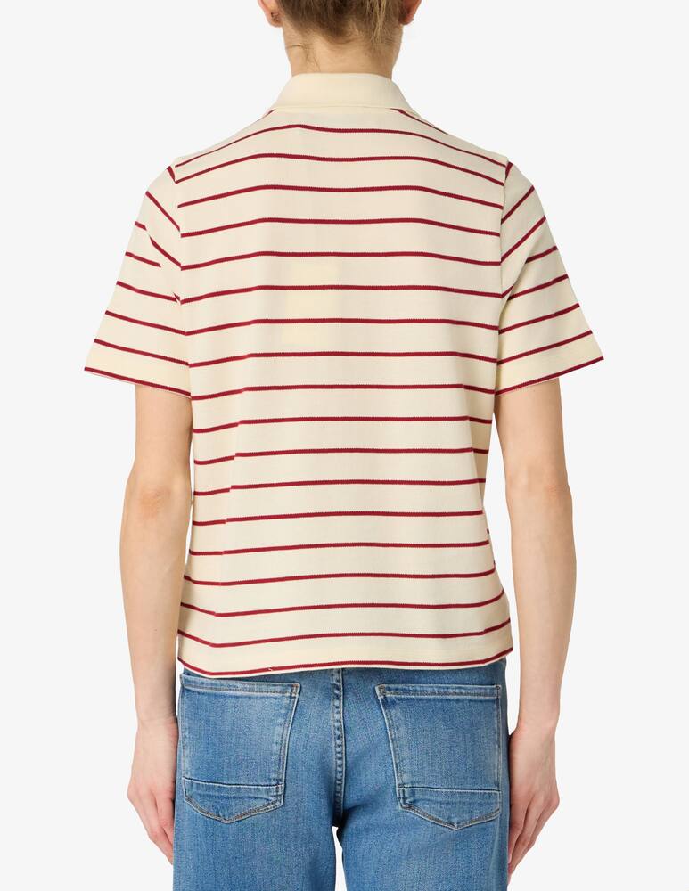 rinascente SEVENTY Polo crop a righe