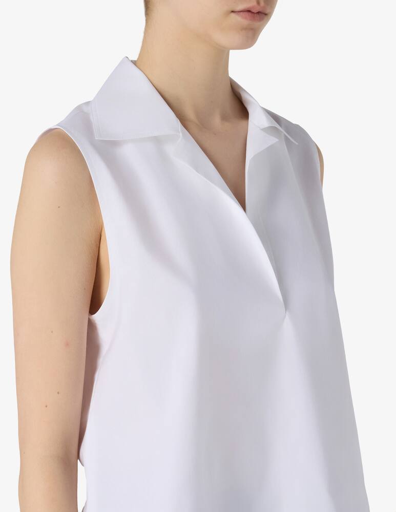 rinascente SEVENTY Bowling collar sleeveless shirt