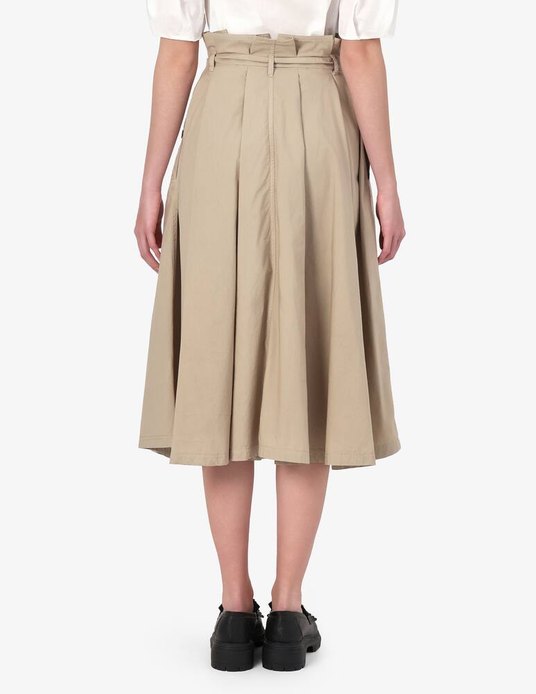rinascente SEVENTY Belted button midi skirt