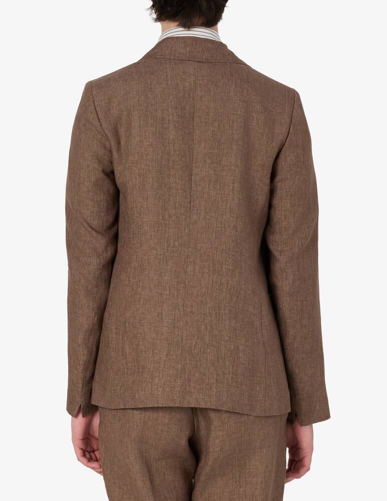 rinascente SEVENTY Linen two-button blazer