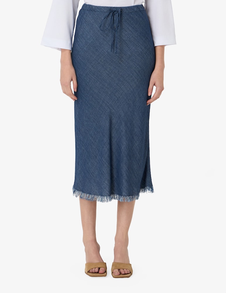 SEVENTY Fluid denim skirt - picture 1 SEVENTY Fluid denim skirt - picture 1