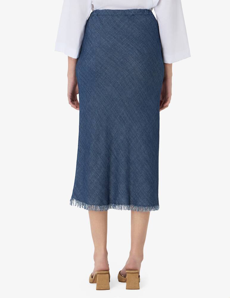rinascente SEVENTY Fluid denim skirt
