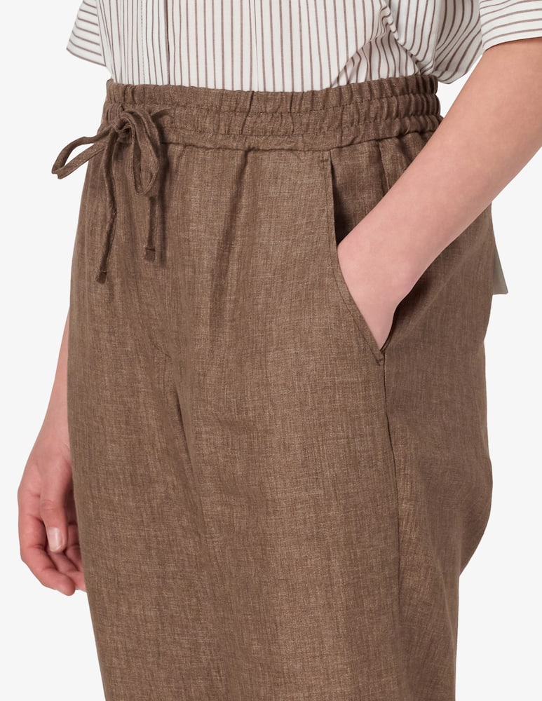 rinascente SEVENTY Pantaloni lino delavé