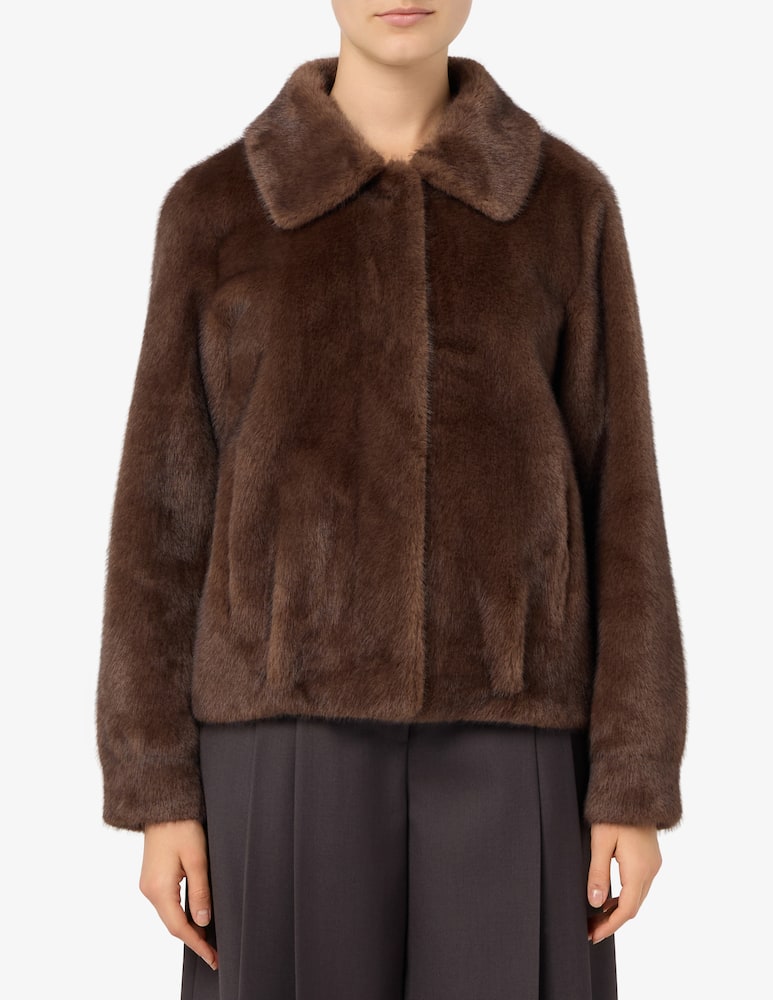 rinascente SEVENTY Faux fur short coat