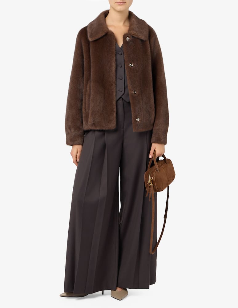 rinascente SEVENTY Faux fur short coat